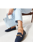 Mocassini Donna Blu di Tendenza