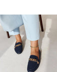 Mocassini Donna Blu di Tendenza