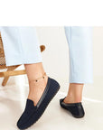 Mocassini Donna Blu Moderni