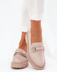 Mocassini Donna Beige Raffinati