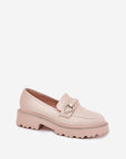 Mocassini Donna Beige Raffinati