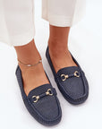 Mocassini Donna Blu Navy Classici