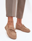 Mocassini Donna Beige Chic e Trendy