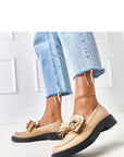 Mocassini Donna Beige Chic e Trendy
