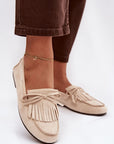 Mocassini Donna Beige di Tendenza