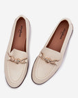 Mocassini Donna Beige Moderni