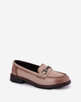 Mocassini Donna Beige Eleganti