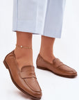 Mocassini Donna Marroni Chic e Trendy
