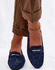 Mocassini Donna Blu Navy Moderni