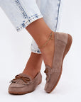Mocassini Donna Beige di Tendenza