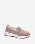 Mocassini Donna Beige Comodi