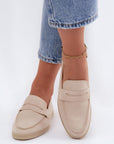 Mocassini Donna Beige Classici