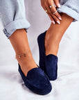 Mocassini Donna Blu Navy Chic e Trendy