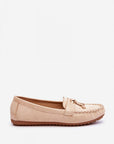 Mocassini Donna Beige Moderni