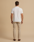 Polo Uomo Premium Filo di Scozia – Cotone Pregiato Setoso - vista posteriore