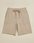 Pantaloncini Uomo con Coulisse in Cotone – Comfort Casual Rilassato - Beige