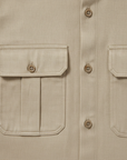Completo Coordinato Uomo Camicia Safari Doppio Taschino e Pantaloncini - dettaglio