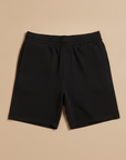 Pantaloncini Sportivi Uomo in Cotone – Casual Rilassati Estivi - Nero
