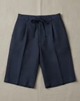 Pantaloncini Uomo in Misto Lino – Leggeri e Traspiranti - Blu Navy