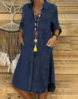 Morgane Women's Denim Shirt - Coppa lusinghiera e comfort leggero