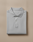 Polo Uomo in Cotone Biologico – Scelta Sostenibile e Morbida - Grigio Pietra