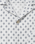 Completo Coordinato Uomo Camicia Stampa Nautica e Pantaloncini - dettaglio