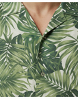 Camicia Uomo Camp Collar Fantasia Tropicale – Stile Vacanza - dettaglio