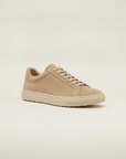 Sneakers Uomo in Pelle Scamosciata Beige – Casual Chic Naturale - Sabbia