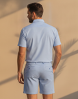 Completo Coordinato Uomo Camicia Oxford e Bermuda - vista posteriore