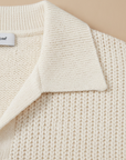 Completo Coordinato Uomo in Maglia Crochet e Pantaloncini - dettaglio