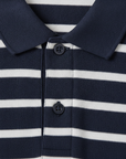Completo Coordinato Uomo Polo a Righe e Bermuda - dettaglio