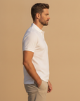Polo Uomo in Jersey di Cotone Morbido – Comfort Casual Quotidiano - vista laterale