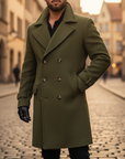 Cappotto Uomo Lana Doppio Petto Invernale