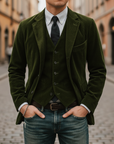 Giacca in velluto uomo con gilet