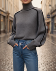 Maglione a collo alto per donna