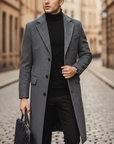 Cappotto Uomo in Tessuto con Taschino