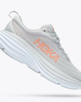 Hoka Bondi 8 Scarpe Running Grigio Perla Grigio Chiaro Donna - 3