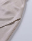 Abito lungo donna in tessuto leggero, scollo a V — vista 13