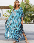 Abito lungo donna in maglia, a righe
