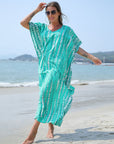Abito lungo donna in maglia, a righe — vista 5