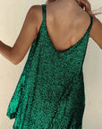 Abito Mini Donna con Paillettes – Schiena a V Profonda & Taglio Attillato
