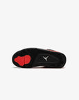Nike Air Jordan 4 Retro Red Thunder sneakers alte in nero rosso - dettaglio tomaia