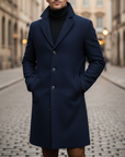 Cappotto uomo con tasche e bottoni