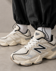 New Balance 9060 Turtledove Black Beige Nero Uomo Donna - 6
