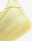 Nike Air Force 1 Low Drake NOCTA Certified Lover Boy Citron Tint sneakers basse uomo e donna pelle giallo, dettaglio tomaia