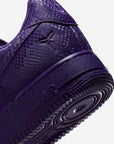 Nike Air Force 1 Low Kobe Bryant Court Purple sneakers basse uomo e donna pelle viola, dettaglio tomaia