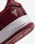 Nike Air Force 1 Low Kobe Bryant Forever Lower Merion Away sneakers basse uomo e donna pelle multicolore, dettaglio tomaia
