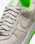 Nike Air Force 1 Low Kobe Bryant Forever Vast Grey Electric Green sneakers basse uomo e donna pelle grigio verde, vista dall'