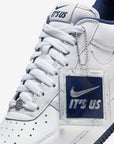 Nike Air Force 1 Low Lil Yachty Concrete Boys It's Us sneakers basse uomo e donna pelle blu, dettaglio tallone