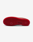 Nike Air Force 1 Low Patent Leather Dark Team Red Safety Orange sneakers basse uomo e donna pelle rosso arancione, indossate